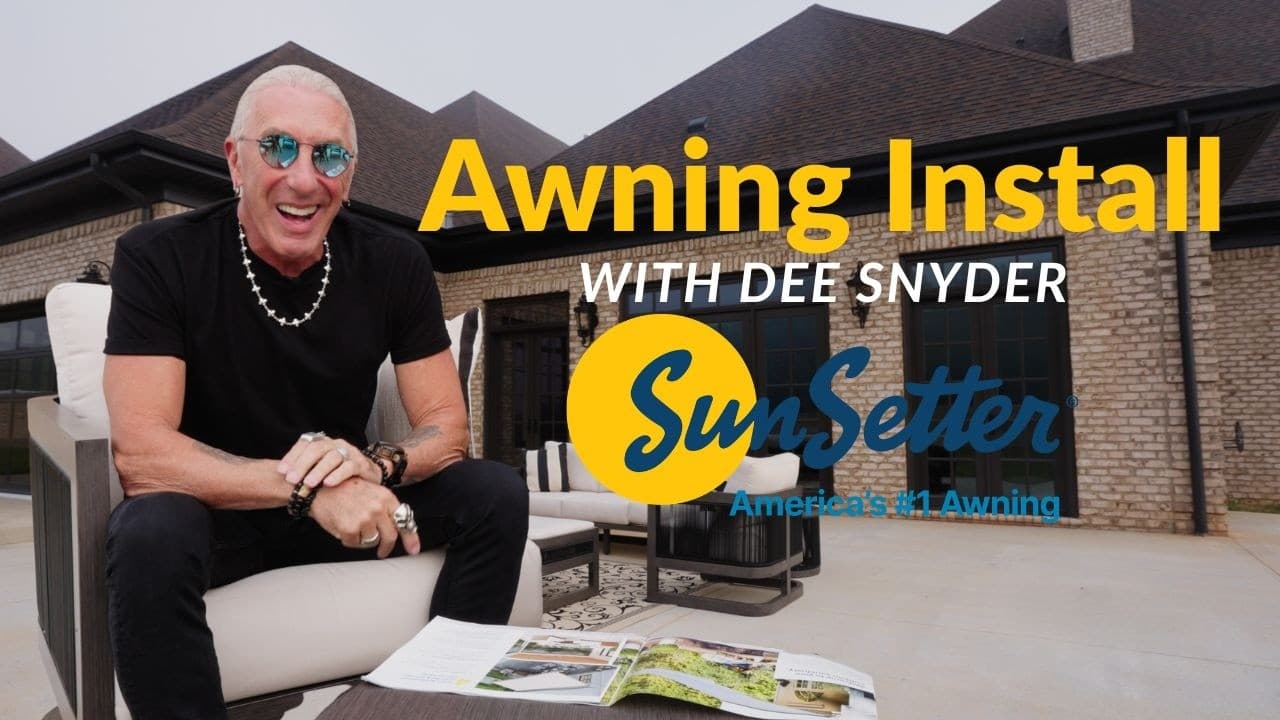 SunSetter Awnings | Feat. Dee Snyder of Twisted Sister — Installation & Product Showcase