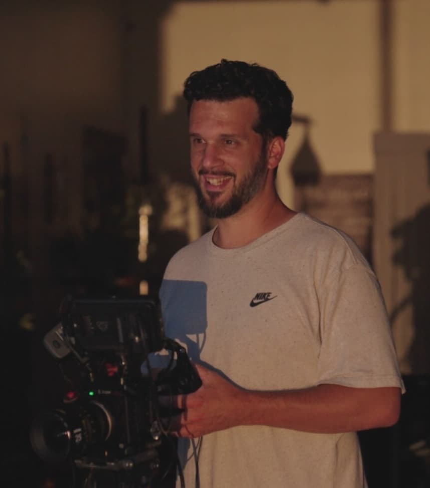 Leonard 'Lenny J' Jurena, DP/Director, behind the camera